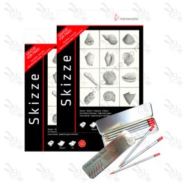 BLOCK HAHNEMÜHLE SKIZZE X2 EMPASTADO 96GRS A4