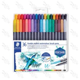 MARCADORES DE ACUARELA DOBLE PUNTA 3001 STAEDTLER X36