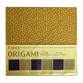 BLOCK DE 40 HOJAS DECORADAS ORIGAMI 15 X 15 CM