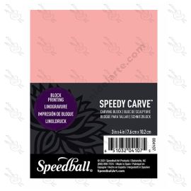 BLOQUE DE JEBE PARA SELLOS SPEEDBALL 3"x4"