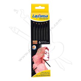 SET DE X6 LAPICES SOFT TONOS PIEL LAYCONSA