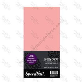 BLOQUE DE JEBE PARA SELLOS SPEEDBALL 6"X12"