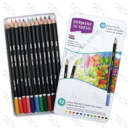 LÁPICES DE COLORES DERWENT ACADEMY X 12
