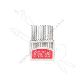 AGUJA PARA MAQUINA DE COSER DB-1 16X231 16X257 1738 #11B (75SUK)