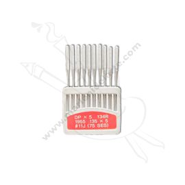 AGUJA PARA MAQUINA DE COSER DPx5 134R 1955 135x5 #11J (75 SES)