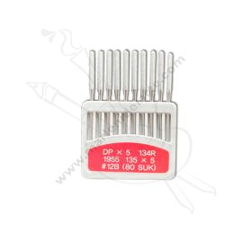 AGUJA PARA MAQUINA DE COSER DP-5 134R 1955 135X5 #12B (80SUK)