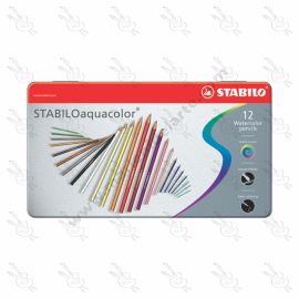 LÁPICES DE COLORES STABILO AQUACOLOR X 12
