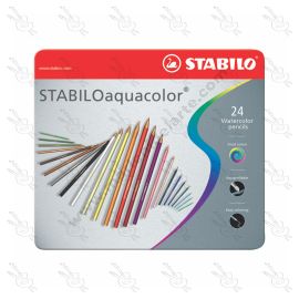 LÁPICES DE COLORES STABILO AQUACOLOR X 24