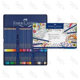 ESTUCHE DE 60 LÁPICES ACUARELABLES ART GRIP FABER CASTELL