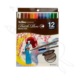 ARTLINE SUPREME PUNTA PINCEL X12