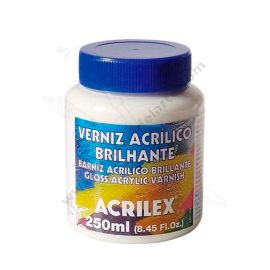 BARNIZ AL AGUA ACRÍLICO BRILLANTE ACRILEX 250ML