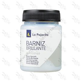 BARNIZ AL AGUA BRILLANTE LA PAJARITA POTE 75ML