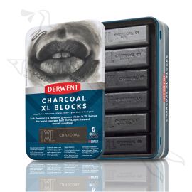 SET CHARCOAL DERWENT XL TONOS NEGROS