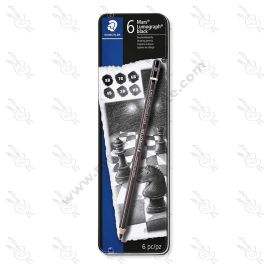 SET DE LÁPICES MARS LUMOGRAPH STAEDTLER X6 BLACK