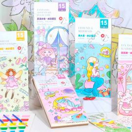 BLOCK #15 PARA PINTAR + ACUARELAS Y PINCEL