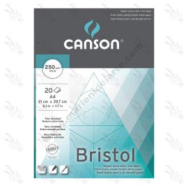BLOCK CANSON BRISTOL EMPASTADO 250GRS A4