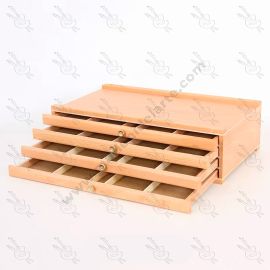 CAJA DE PINTURA MULTICAJÓN DE MADERA PD-139-19