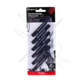 BARRAS DE CARBÓN PRENSADO GIORGIONE x6 UND