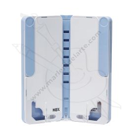 SOPORTE PARA LIBROS Y CARTUCHERA - AZUL