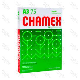 HOJAS BOND POR PAQUETE CHAMEX A3 75GR
