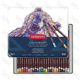 LÁPICES DE COLORES DERWENT COLOURSOFT X24