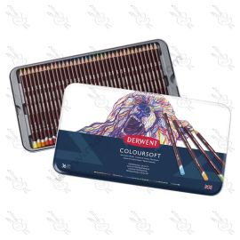 LÁPICES DE COLORES DERWENT COLOURSOFT X36