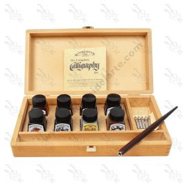 TINTA PARA DIBUJO Y ESCRITURA W&N WOODEN BOX
