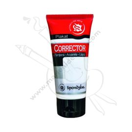 CORRECTOR PARA TEMPERA - ACUARELA - BLANCO ÓPTICO 100 ML
