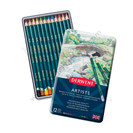 LÁPICES DE COLORES DERWENT ARTISTS X 12