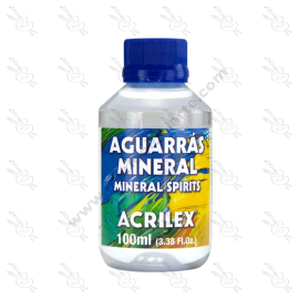 DISOLVENTE AGUARRAZ MINERAL ACRILEX 100ML