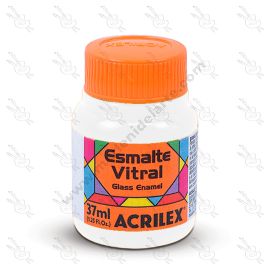 ESMALTE VITRAL ACRILEX - BLANCO #519