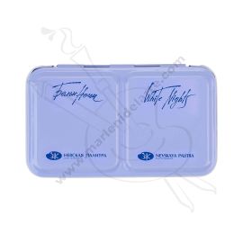 ESTUCHE X12 VACIO DE METAL WHITE NIGHTS AZUL CLARO