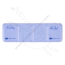 ESTUCHE X21 VACIO DE METAL WHITE NIGHTS AZUL CLARO