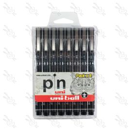 SET X8 DE ESTILOGRAFOS UNIBALL