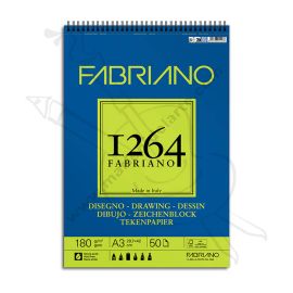 BLOCK FABRIANO 1264 DIBUJO ANILLADO 180GRS A3