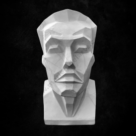 CALCO DE YESO FACETADO HOMBRE 2