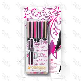 SET DE MARCADORES FINE PEN TONOS FLORAL CHAMELEON X6