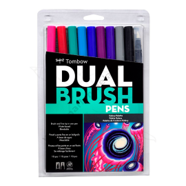 MARCADORES GALAXY PALETTE TOMBOW X10