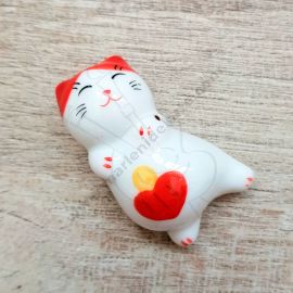 POSA PINCEL DE PORCELANA DE GATO 32