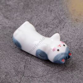 POSA PINCEL DE PORCELANA GATO 10