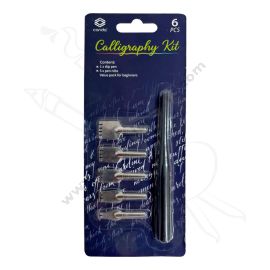 SET DE PLUMILLA CALIGRÁFICA 6 PIEZAS