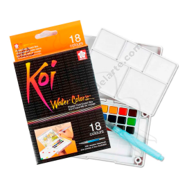 SET DE ACUARELA KOI SAKURA DE 18 PASTILLAS