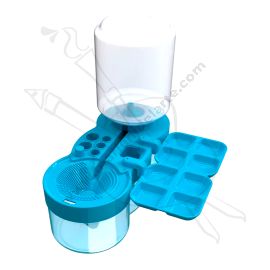 LAVAPINCELES CON DEPOSITO + PALETA AZUL