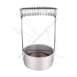 LAVAPINCEL DE ACERO CON VASO CORTO