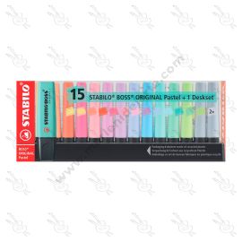 RESALTADORES STABILO BOSS PASTEL - 15 UND