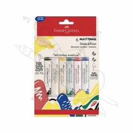 MARCADORES BASICOS SHAKE Y PAINT - FABER CASTELL