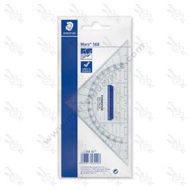 ESCUADRA GEOMÉTRICA CON ASA MARS 568-36 STAEDTLER 16CM