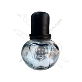 MECHERO MEDIANO CON TAPA COLOR NEGRO