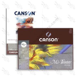BLOCK MI-TEINTES EMPASTADO CANSON TONOS FRIOS 160GRS