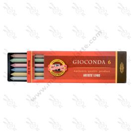 SET X6 MINAS DE GRAFITO GIOCONDA KOH-I-NOOR METALIZADO